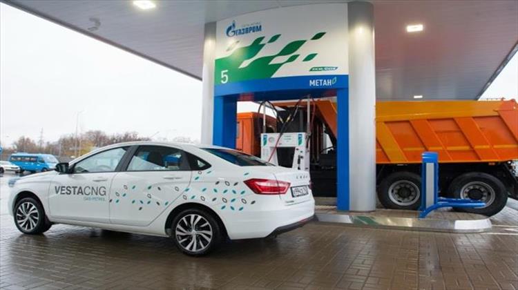 Η Gazprom Εγκαινίασε το Μεγαλύτερο Σταθμό CNG της Ευρώπης